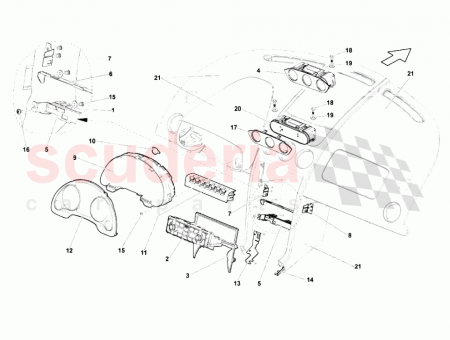 Photo of INSTRUMENT PANEL KM H MPH COMBINED ENGINE SPEED…