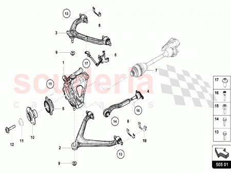 Photo of REAR LEFT HUB CARRIER CONTACT YOUR AREA MANAGER…