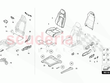 Photo of SWITCH FOR LUMBAR SUPPORT ADJUSTMENT…