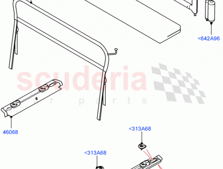 Photo of BRACKET LUGGAGE RAILS SUPPORT…