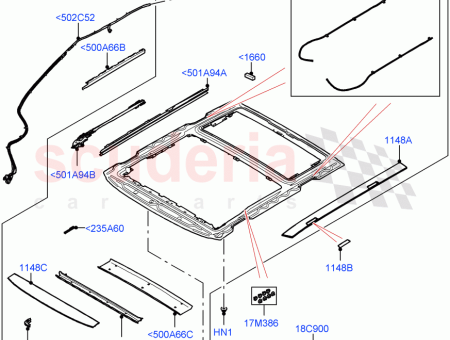 Photo of SHIELD SUNROOF RAIL…