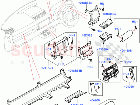 Photo of BRACKET INSTRUMENT PANEL…