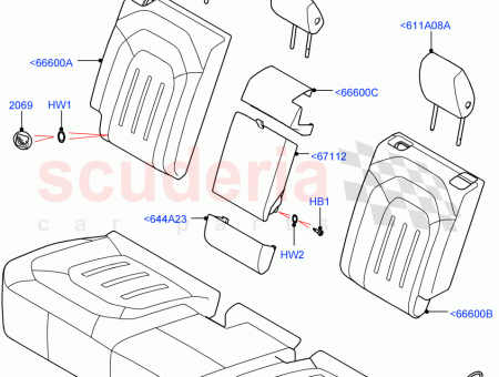 Photo of COVER REAR SEAT BACK…