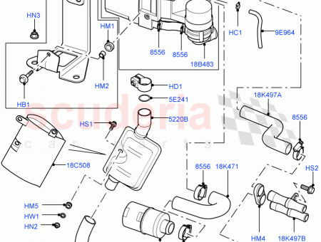 Photo of HOSE AUXILIARY HEATER OUTLET…