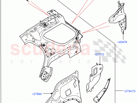 Photo of REINFORCEMENT REAR QUARTER PANEL…