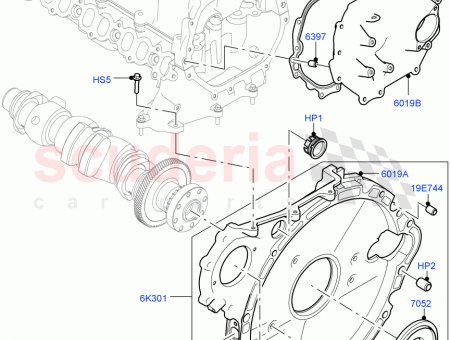 Photo of COVER CYLINDER BLOCK REAR…