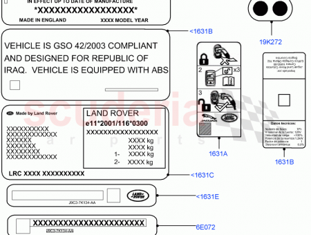 Photo of Label Vehicle Identification…