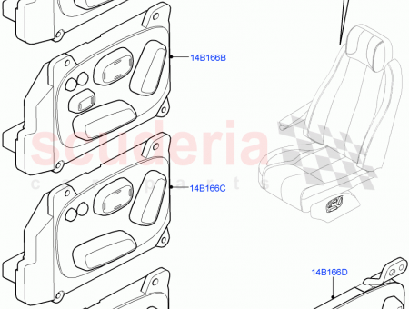 Photo of SWITCH POWER SEAT ADJUST…