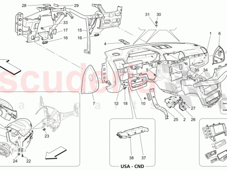 Photo of DASHBOARD LEFT SIDE COVER CUOIO HIDE 364015237…