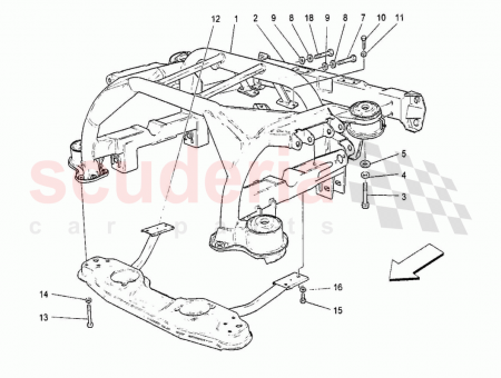 Photo of REAR SUSPENSION FRAME ASSEMBLY…