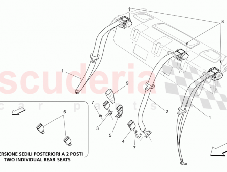 Photo of SIDE SEATBELT RETRACTOR EU AU CN UK JP…