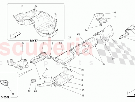 Photo of LH SILENCER HEAT SHIELD…