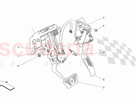 Photo of ACCELERATOR PEDAL ASSEMBLY INOX SPORT FOOT PEDALS WITH…