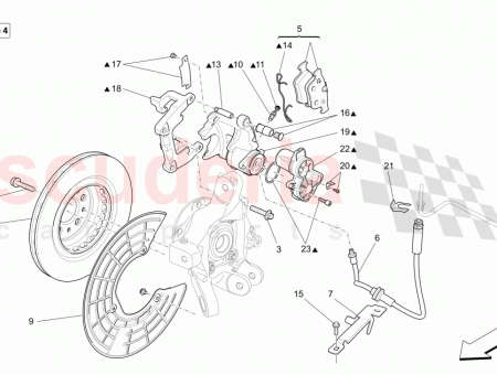 Photo of R H REAR CALIPER BRAKE CALIPERS PAINTED IN…