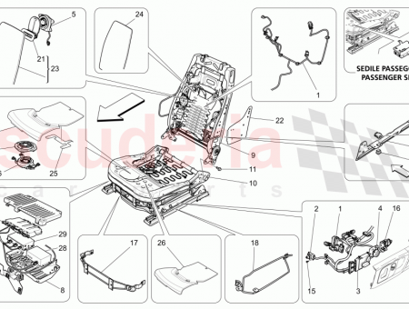 Photo of LH SEAT WIRING HARNESS FRONT SEAT VENTILATION FULL…