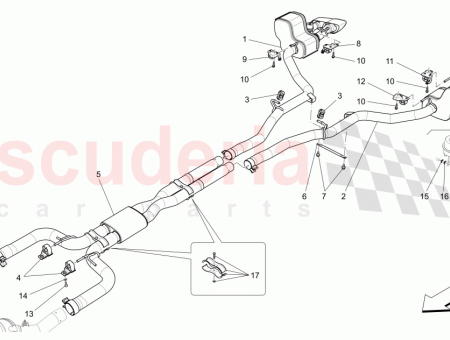 Photo of RH REAR SILENCER SUPPORT…