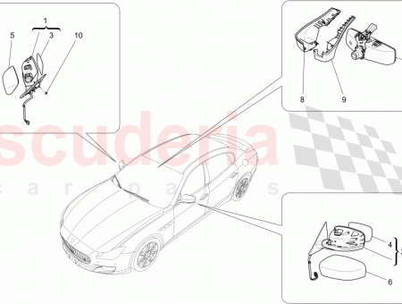 Photo of RH EXTERNAL REAR VIEW MIRROR ASSEMBLY ELECTROCHROMIC EXTERIOR…