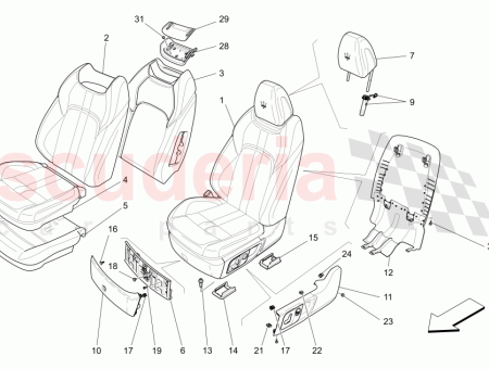 Photo of HEADREST RH BUSHING…