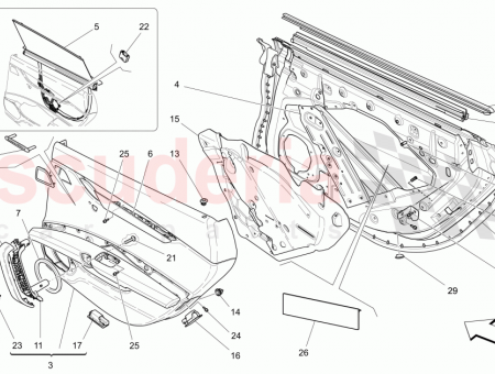 Photo of LH HANDLE COVER TRIM PLATE FULL NATURAL LEATHER…