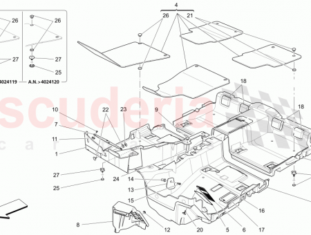 Photo of REAR PASSENGER COMPARTMENT FLOOR PANEL COMFORT LUXURY REAR…