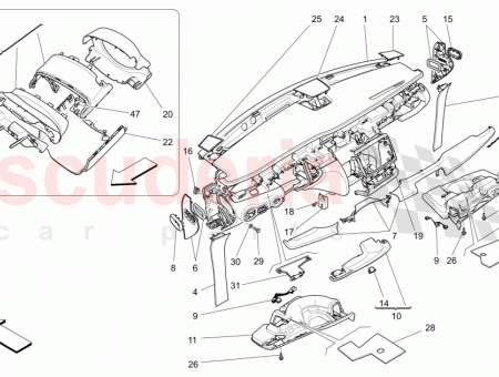 Photo of STEERING COLUMN FRONT GUARD STEERING COLUMN WITH ELECTRICAL…