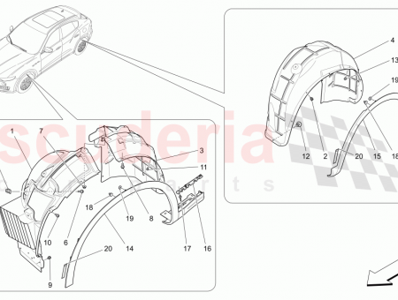 Photo of RH FRONT WHEELHOUSE GUARD REAR SIDE…