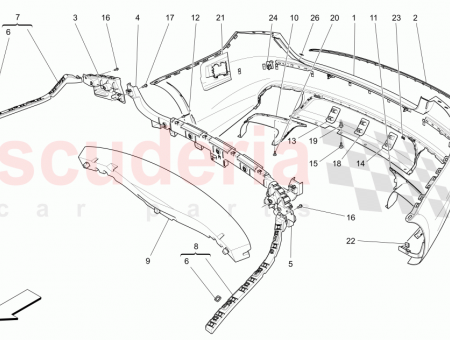 Photo of LH BLIND SPOT SENSOR SUPPORT…