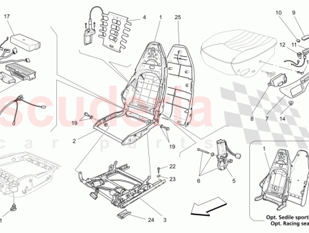 Photo of SEAT BACK PANEL BLU MEDIO MEDIUM BLUE 364015383…