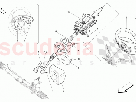 Photo of STEERING WHEEL LEATHER COVERED 3 SPOKE STEERING WHEEL…