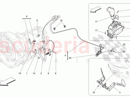 Photo of GEARSHIFT LEVER SLIDING COVER EU CN US CD…