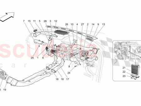 Photo of SIDE AIR VENT NUOVO SABBIA NUOVO SABBIA N…