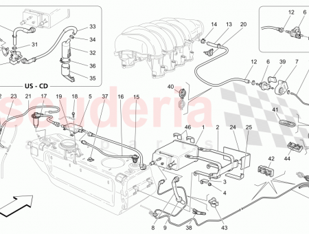 Photo of FUEL VAPOR FILTER SUPPORT BRACKET…