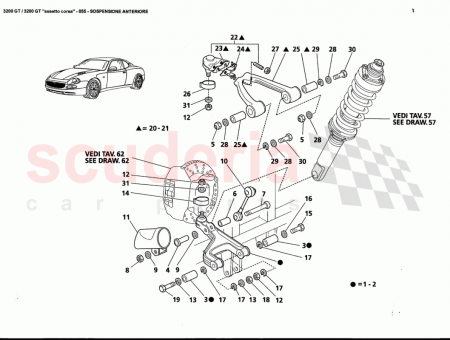 Photo of FRONT RH SUSPENSION UPPER ARM…