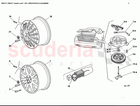 Photo of WHEEL RIM WITH TRIDENT DECORATION…