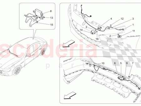 Photo of FRONT BUMPER PARKING SENSOR WIRING ADAPTIVE CRUISE CONTROL…