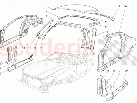 Photo of COMPLETE ROOF LINING FRONT CROSS MEMBER…