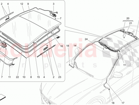 Photo of REAR SUNROOF GLASS…