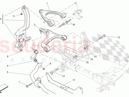 Photo of LH FRONT UPPER LEVER ASSEMBLY…