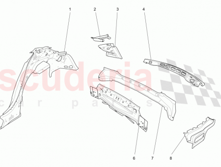 Photo of UPPER RH HEADLIGHT HOUSING GUIDE…