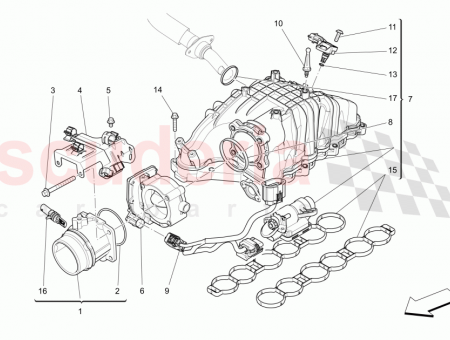 Photo of AIR INTAKE SLEEVE ASSEMBLY…