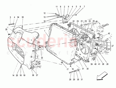 Photo of LH BRACKET FOR UPPER FIXING WATER RADIATOR…