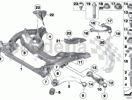 Photo of Wishbone bottom with rubber mount left 31 12…