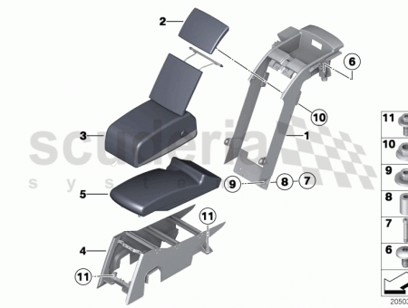 Photo of Armrest rear MTC 51 42…