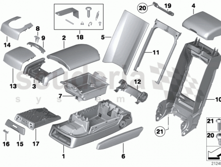 Photo of Center armrest tray 52 20…