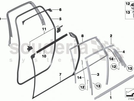 Photo of Joint seal door rear right 51 76…