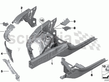 Photo of Wheel housing strut front right 41 00…