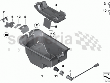 Photo of CENTRE ARM REST LOCK 51 16…