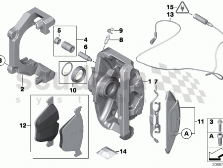 Photo of Brake caliper trim 34 21…