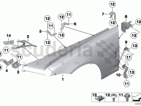 Photo of Holder deformation element front right 41 35…