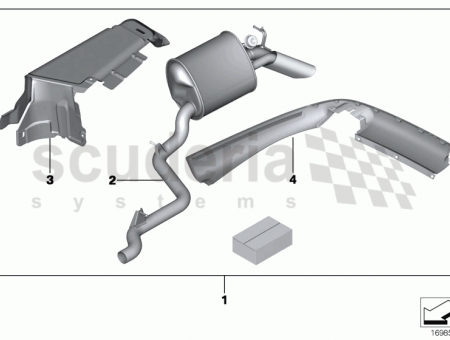 Photo of Heat insulation rear silencer left 51 48…